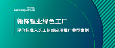ng电子游戏锂业牵头制订的这项标准入选工信部标准应用推广典范案例